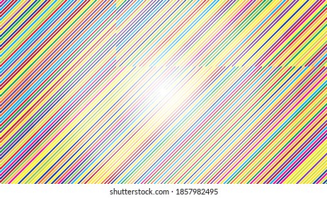 geometrisches mehrfarbiges halftonisches Vektorgrafik-Muster auf weißem Hintergrund