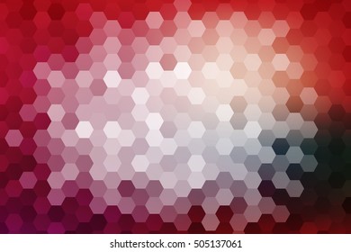 multi color hexagon wallpaper. vector illustration for design. abstract geometry pattern