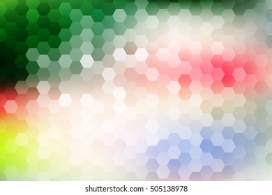 multi color hexagon wallpaper. vector illustration for design. abstract geometry pattern
