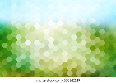 multi color hexagon wallpaper. vector illustration for design. abstract geometry pattern