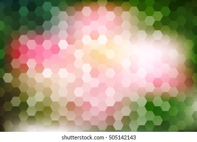 multi color hexagon wallpaper. vector illustration for design. abstract geometry pattern
