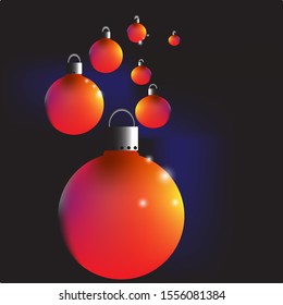 Multi color line ball For designing ard, background, christmas image