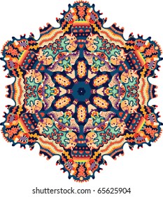 multi color mandala