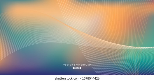 Multi color Mesh Background , Editable Vector format