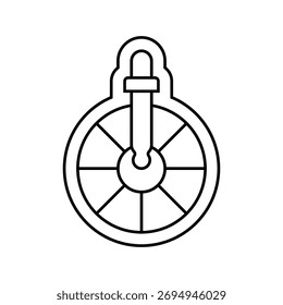 multi color options line icon vector. multi color options sign. isolated contour symbol black illustration