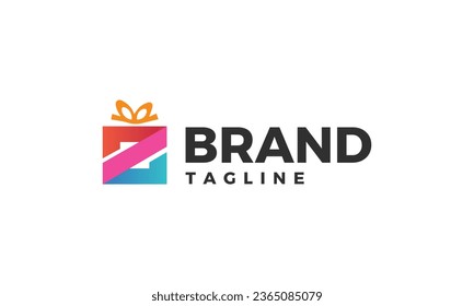 Diseño de logotipo de entrega de paquetes con varios colores y juguetones modernos para negocios en línea, entrega en casa, entrega rápida y entrega rápida.