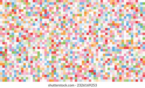 multi color random halftone abstract illustration as background