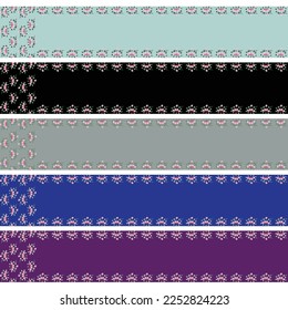 multi color saree vector pattern
