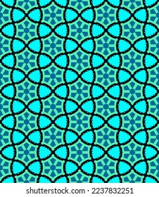 Multi color seamless abstract pattern. Background and backdrop. Multi Colored. Colorful ornamental design. Colored mosaic ornaments. Vector graphic illustration. EPS10.