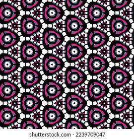 Multi color seamless abstract pattern. Background and backdrop. Multi Colored. Colorful ornamental design. Colored mosaic ornaments. Vector graphic illustration. EPS10.