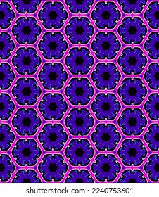 Multi color seamless abstract pattern. Background and backdrop. Multi Colored. Colorful ornamental design. Colored mosaic ornaments. Vector graphic illustration. EPS10.