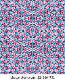 Multi color seamless abstract pattern. Background and backdrop. Multi Colored. Colorful ornamental design. Colored mosaic ornaments. Vector graphic illustration. EPS10.