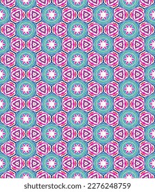 Multi color seamless abstract pattern. Background and backdrop. Multi Colored. Colorful ornamental design. Colored mosaic ornaments. Vector graphic illustration. EPS10.
