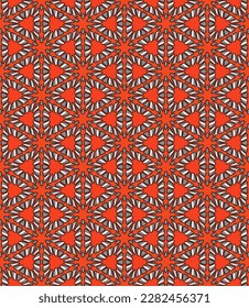 Multi color seamless abstract pattern. Background and backdrop. Multi Colored. Colorful ornamental design. Colored mosaic ornaments. Vector graphic illustration. EPS10.