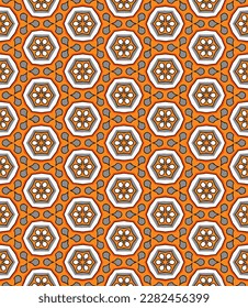Multi color seamless abstract pattern. Background and backdrop. Multi Colored. Colorful ornamental design. Colored mosaic ornaments. Vector graphic illustration. EPS10.