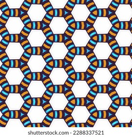 Multi color seamless abstract pattern. Background and backdrop. Multi Colored. Colorful ornamental design. Colored mosaic ornaments. Vector graphic illustration. EPS10.