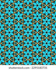 Multi color seamless abstract pattern. Background and backdrop. Multi Colored. Colorful ornamental design. Colored mosaic ornaments. Vector graphic illustration. EPS10.