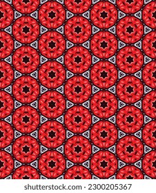 Multi color seamless abstract pattern. Background and backdrop. Multi Colored. Colorful ornamental design. Colored mosaic ornaments. Vector graphic illustration. EPS10.