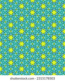 Multi color seamless abstract pattern. Background and backdrop. Multi Colored. Colorful ornamental design. Colored mosaic ornaments. Vector graphic illustration. EPS10.