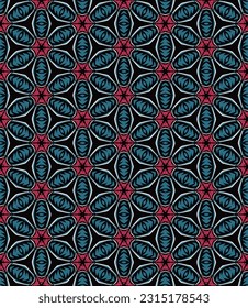 Multi color seamless abstract pattern. Background and backdrop. Multi Colored. Colorful ornamental design. Colored mosaic ornaments. Vector graphic illustration. EPS10.