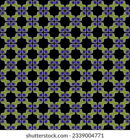 Multi color seamless abstract pattern. Background and backdrop. Multi Colored. Colorful ornamental design. Colored mosaic ornaments. Vector graphic illustration. EPS10.