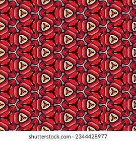Multi color seamless abstract pattern. Background and backdrop. Multi Colored. Colorful ornamental design. Colored mosaic ornaments. Vector graphic illustration. EPS10.