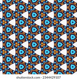 Multi color seamless abstract pattern. Background and backdrop. Multi Colored. Colorful ornamental design. Colored mosaic ornaments. Vector graphic illustration. EPS10.