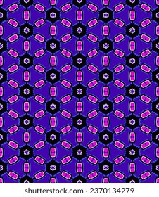 Multi color seamless abstract pattern. Background and backdrop. Multi Colored. Colorful ornamental design. Colored mosaic ornaments. Vector graphic illustration. EPS10.