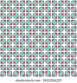 Multi color seamless abstract pattern. Background and backdrop. Multi Colored. Colorful ornamental design. Colored mosaic ornaments. Vector graphic illustration. EPS10.