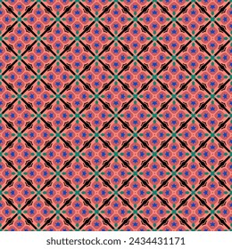Multi color seamless abstract pattern. Background and backdrop. Multi Colored. Colorful ornamental design. Colored mosaic ornaments. Vector graphic illustration. EPS10.