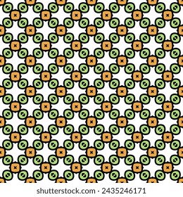 Multi color seamless abstract pattern. Background and backdrop. Multi Colored. Colorful ornamental design. Colored mosaic ornaments. Vector graphic illustration. EPS10.