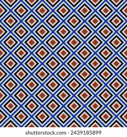 Multi color seamless abstract pattern. Background and backdrop. Multi Colored. Colorful ornamental design. Colored mosaic ornaments. Vector graphic illustration. EPS10.