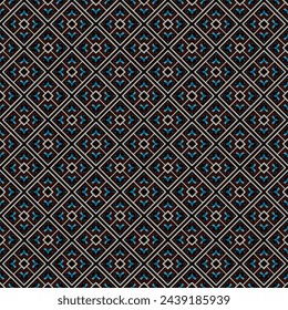 Multi color seamless abstract pattern. Background and backdrop. Multi Colored. Colorful ornamental design. Colored mosaic ornaments. Vector graphic illustration. EPS10.