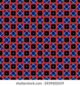 Multi color seamless abstract pattern. Background and backdrop. Multi Colored. Colorful ornamental design. Colored mosaic ornaments. Vector graphic illustration. EPS10.