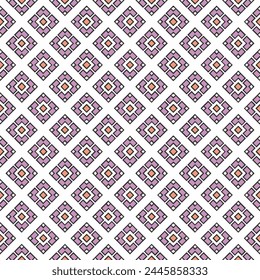 Multi color seamless abstract pattern. Background and backdrop. Multi Colored. Colorful ornamental design. Colored mosaic ornaments. Vector graphic illustration. EPS10.