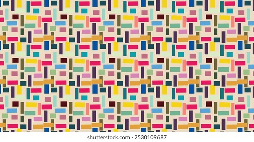 multi color seamless pattern for background, wallpaper.