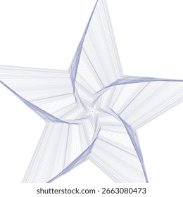 multi color star icon design