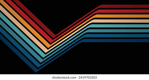 multi color stripes vector illustration suitable for background design.