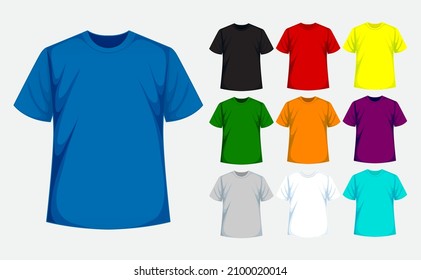 plantilla de diseño de camisetas multicolor