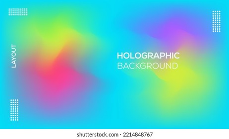 multi color texture  holographic background blur 4k vector