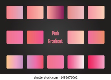 Multi color UI Gradient palate design