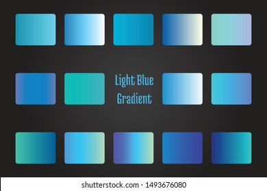 Multi color UI Gradient palate design