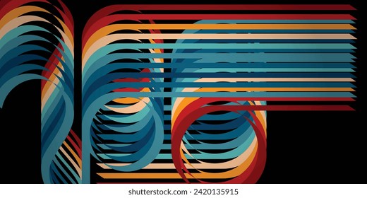 multi color vector illustration for element design purposes.