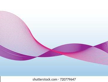 The multi color wave vector Abstract background
