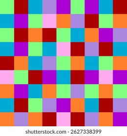 multi colored abstract checkered pattern in vector graphic design
