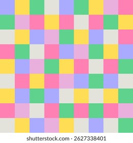 multi colored abstract checkered pattern in vector graphic design