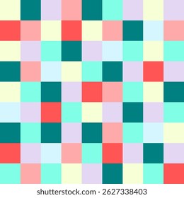 multi colored abstract checkered pattern in vector graphic design