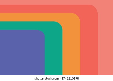 Multi colored background - vintage background with copy space. Vector illustration.