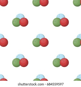 multi colored bowling balls.Bowling fun at the pub. Pub pattern icon in cartoon style vector symbol stock illustration.