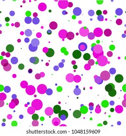 Multi colored dots vector background